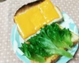 チーズと野沢菜ワサビのサンド作り方3写真