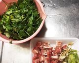 デトックス☆パクチーと豚肉の柚子胡椒炒め作り方1写真
