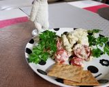 枝豆とトマトとクリチのサラダ作り方2写真