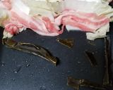 豚肉と白菜の重ね蒸し ホットプレートで作り方1写真