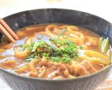 簡単。牛バラ肉のカレーうどん☆彡作り方7写真