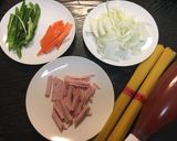 喫茶店みたいなナポリタン作り方1写真