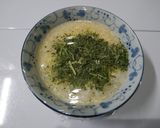 レンジで一人分でも簡単！玉子七草がゆ作り方2写真