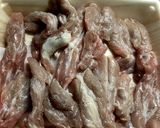 白米ドロボー！鶏せせりのとろろごはん作り方1写真