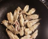 白米ドロボー！鶏せせりのとろろごはん作り方3写真