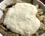 白米ドロボー！鶏せせりのとろろごはん作り方4写真