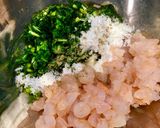 苦手克服⁉︎冷凍海老と春菊の揚げワンタン作り方4写真