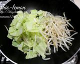 塩レモン焼きそば。作り方3写真