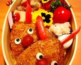 トナカイ★お弁当★焼きおにぎり★作り方3写真