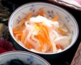 なますアレンジ☆春菊サラダ作り方1写真