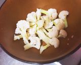 レンジで☆カリフラワーのピリ辛スープ作り方1写真