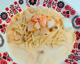 シーフードクリームパスタ☆作り方8写真