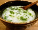 冷ご飯で簡単♪松茸お吸い物の素で七草粥　作り方7写真
