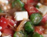 野菜とチーズのなめたけ和えのっけ素麺作り方3写真