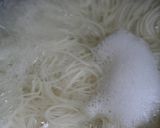 野菜とチーズのなめたけ和えのっけ素麺作り方5写真