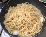 春の七草ペペロンチーノ作り方5写真