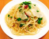 春の七草ペペロンチーノ作り方8写真