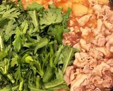 子供も大好き☆大根と豚肉と春菊の絶品煮物作り方5写真