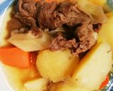 手軽に肉じゃがを冬の味覚ネギで。作り方5写真