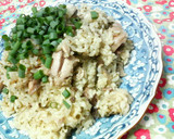 ✿皐月に❀椎茸と鶏肉の✿さわやか新茶飯作り方4写真