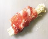 キノコとチーズ入り肉巻き餅作り方4写真