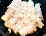 キノコとチーズ入り肉巻き餅作り方6写真