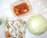 基本の味噌キムチスープ♪簡単キムチ味噌汁作り方1写真