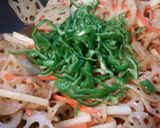 れんこんのだし醤油&酢炒め。作り方6写真
