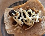 納豆とレーズンのトースト作り方3写真
