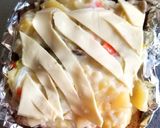 白菜のクリームチーズ煮のトースト作り方3写真