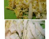 楽うま❁塩揉み白菜とツナののり塩サラダ作り方1写真