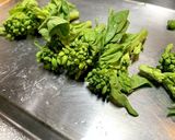 菜花とサルシッチャのラグービアンコ作り方2写真