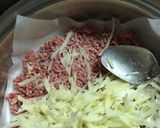 ひき肉とジャガイモの重ねチーズ焼き作り方2写真