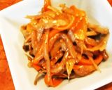 味しみしみキンピラごぼう作り方5写真