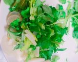七草と梅の混ぜご飯作り方1写真