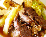 豚ロース薄切り肉と白菜★すき焼き風煮。作り方9写真