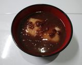 鏡開き！あずき缶で餅ぜんざい（おしるこ）作り方3写真
