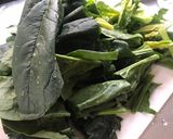 ほうれん草と卵の中華風炒め☆作り方1写真
