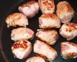うずら入りチキンロールのデミグラ煮作り方4写真