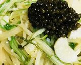数の子＆キャビアのアーリオ・オリオパスタ作り方4写真