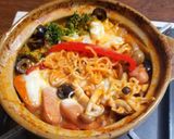 辛ラーメンで✿イタリアンなトマト鍋作り方11写真