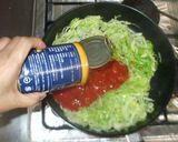 ツナ缶キャベツパスタ♪簡単トマト缶で作り方7写真