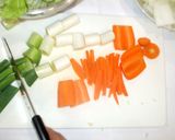 白菜のにんにく味噌鍋♪簡単豚肉で作り方3写真