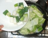 白菜のにんにく味噌鍋♪簡単豚肉で作り方9写真