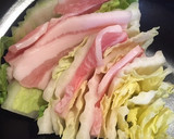 簡単◎ 豚肉と白菜のミルフィーユ鍋作り方3写真