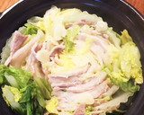 簡単◎ 豚肉と白菜のミルフィーユ鍋作り方5写真