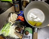 焼き鯖とごぼうの漁師風トマトソースパスタ作り方1写真