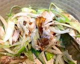 焼き鯖とごぼうの漁師風トマトソースパスタ作り方5写真