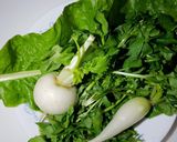 七草がゆプラス三河島菜作り方1写真