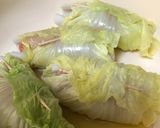 ウインナーとちくわのロール白菜作り方3写真